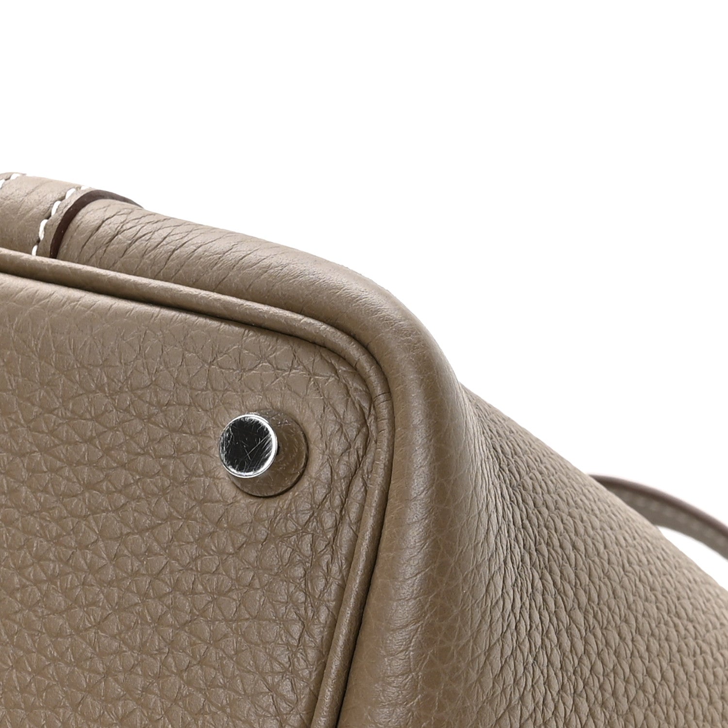 Hermes Taurillon Clemence Picotin Lock 18 PM Etoupe 10 of 13