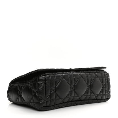 Christian Dior Calfskin Macrocannage Large Caro Bag Black 6 of 19