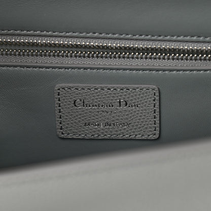Christian Dior Grained Calfskin 30 Montaigne Chain Flap Bag Grey 6 of 8