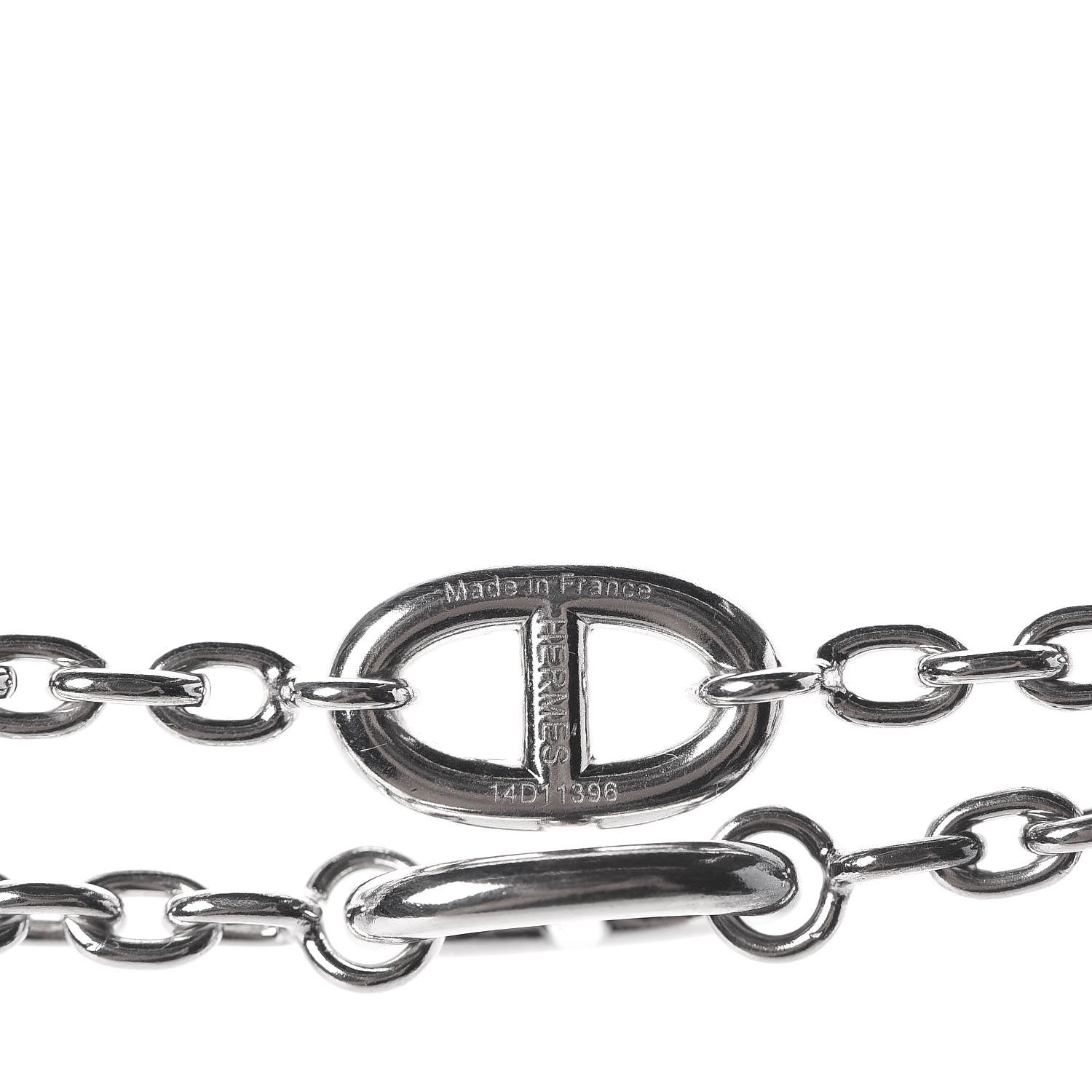 Hermes Sterling Silver Farandole Necklace 160 4 of 4