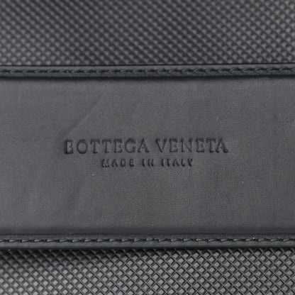 Bottega Veneta Textured Calfskin Messenger Crossbody Bag Black 6 of 9