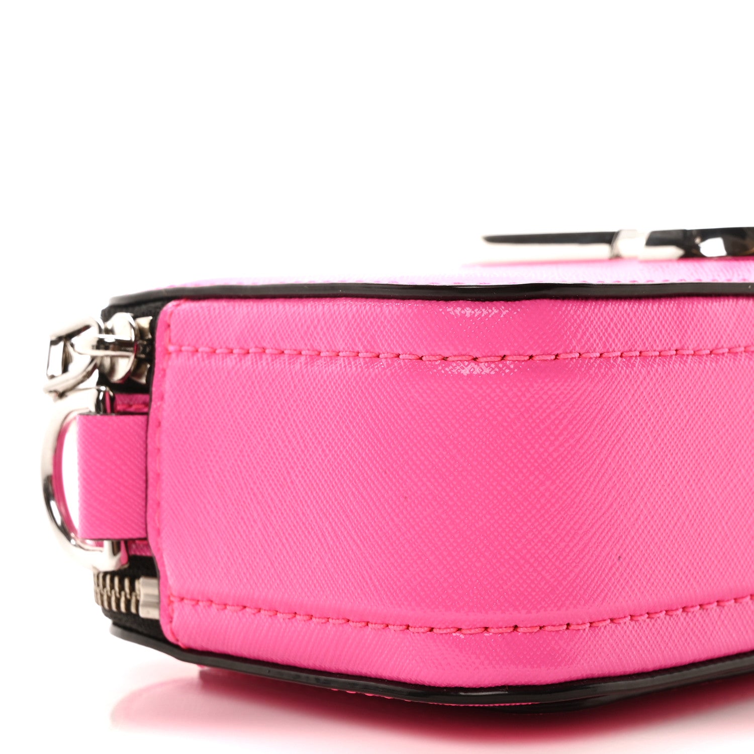 Marc Jacobs Saffiano Small Snapshot Camera Bag Bright Pink 9 of 10