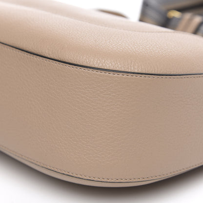 Prada Vitello Daino Zippered Hobo Messenger Cammeo 11 of 11