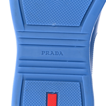 Prada Soft Rubber Mesh Mens America's Cup Sneakers 41 Blue 7 of 9