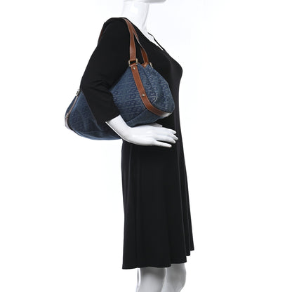 Gucci Denim GG Medium Abbey Shoulder Bag Blue 2 of 12