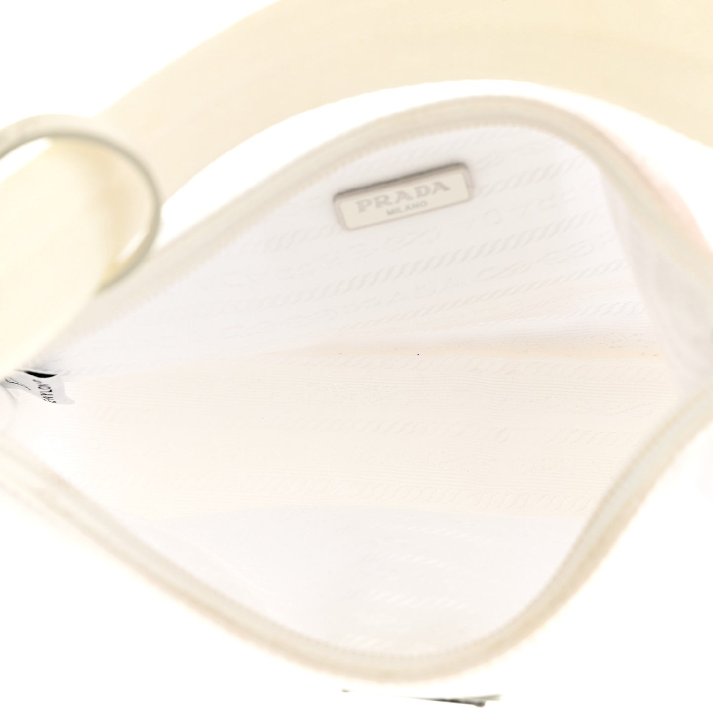 Tessuto Nylon Mini Re-Edition 2000 Bag White