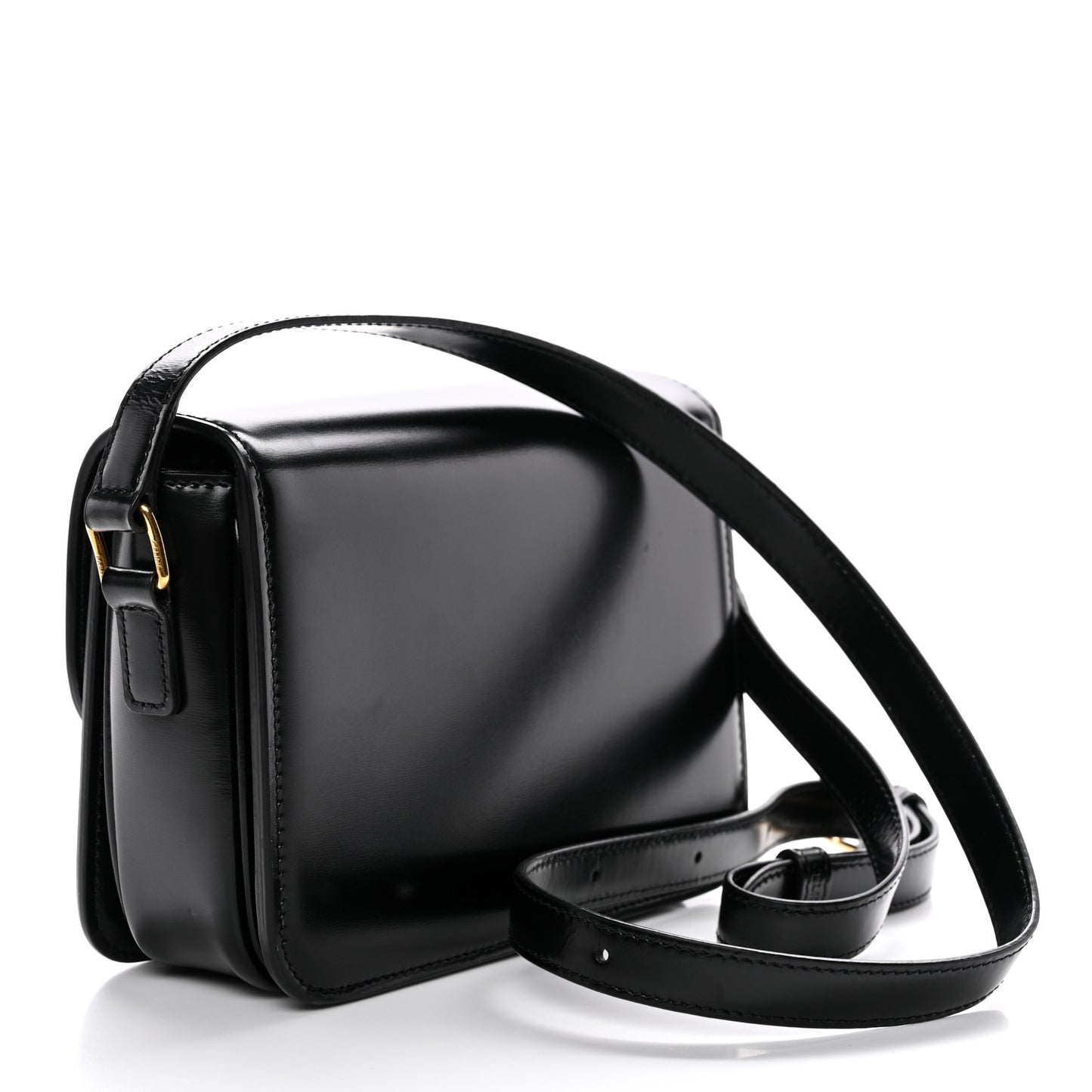 Shiny Calfskin Teen Triomphe Black