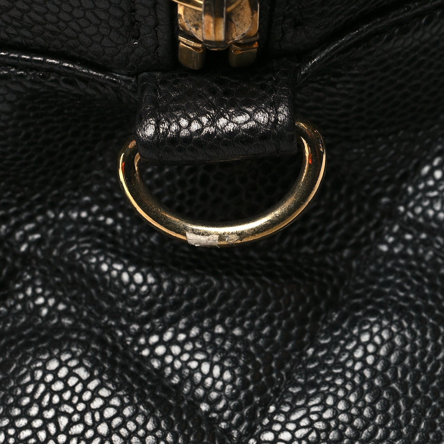 Caviar Quilted CC Duffel Bag Black
