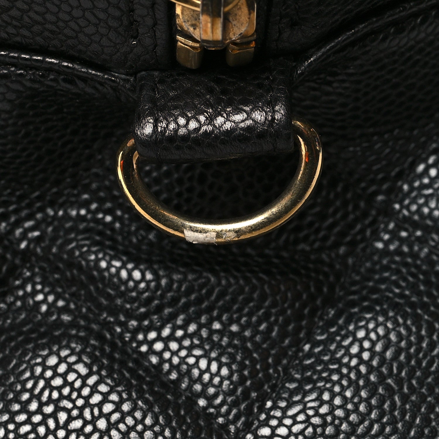 Chanel Caviar Quilted CC Duffel Bag Black 15 of 16