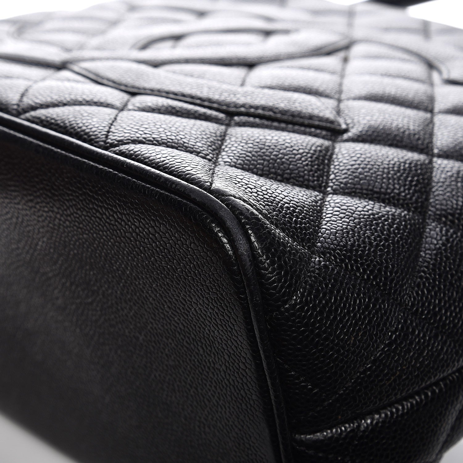 Chanel Caviar Quilted Medallion Tote Black 13 of 16