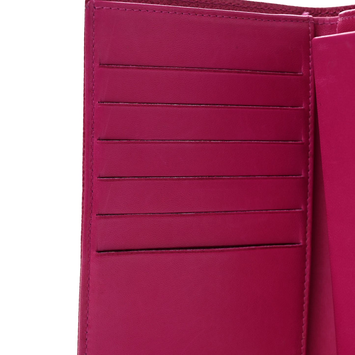 Caviar Timeless CC French Wallet Dark Pink