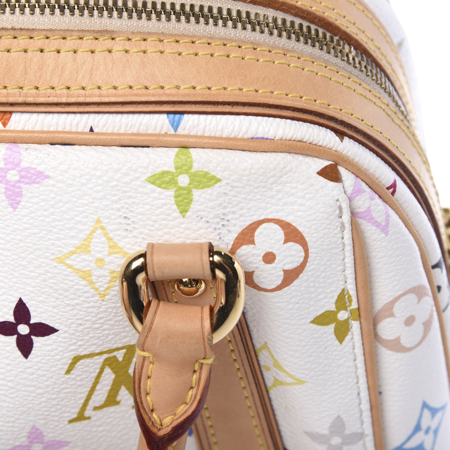 Louis Vuitton Monogram Multicolor Priscilla White 11 of 14