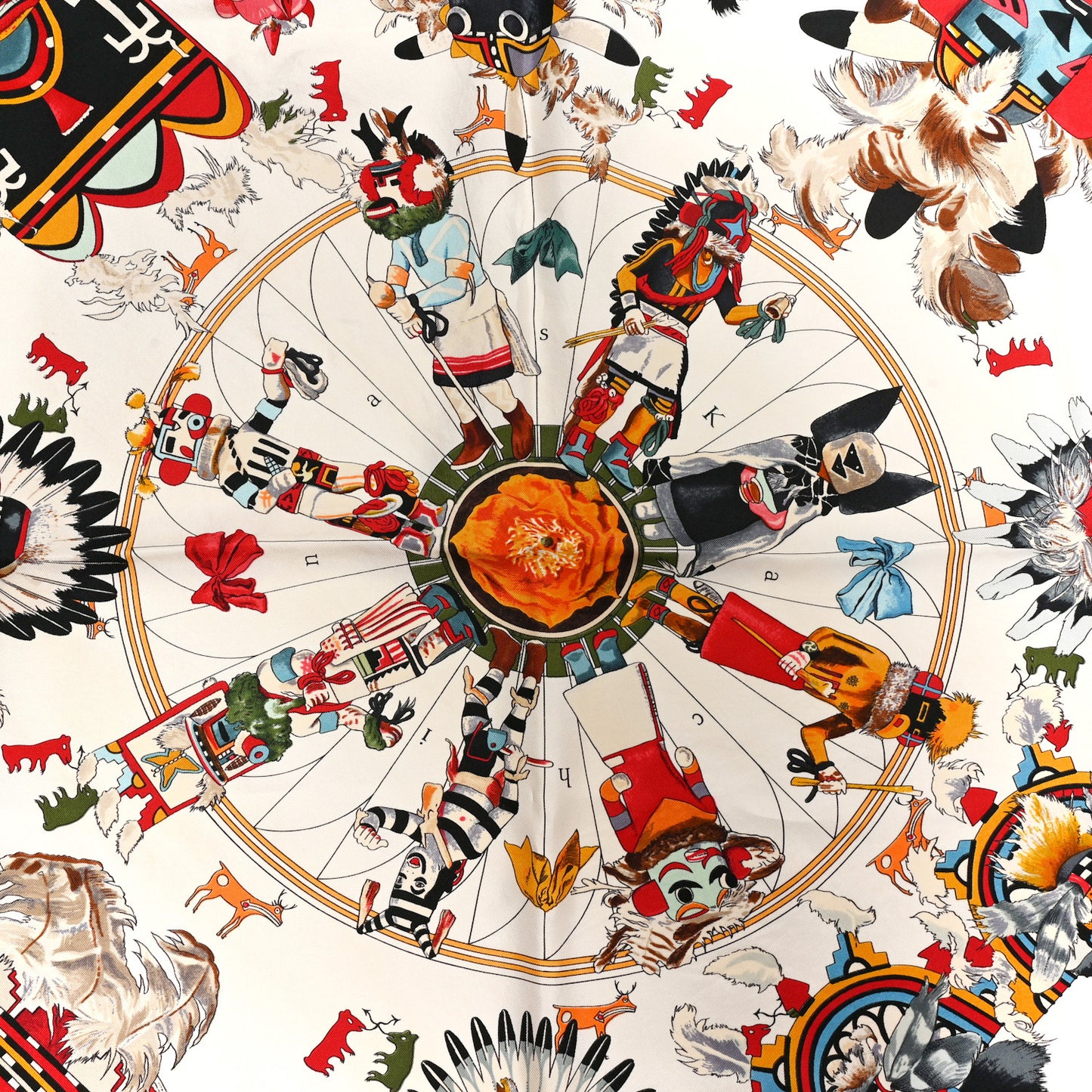 Silk Kachinas Wash Scarf 90
