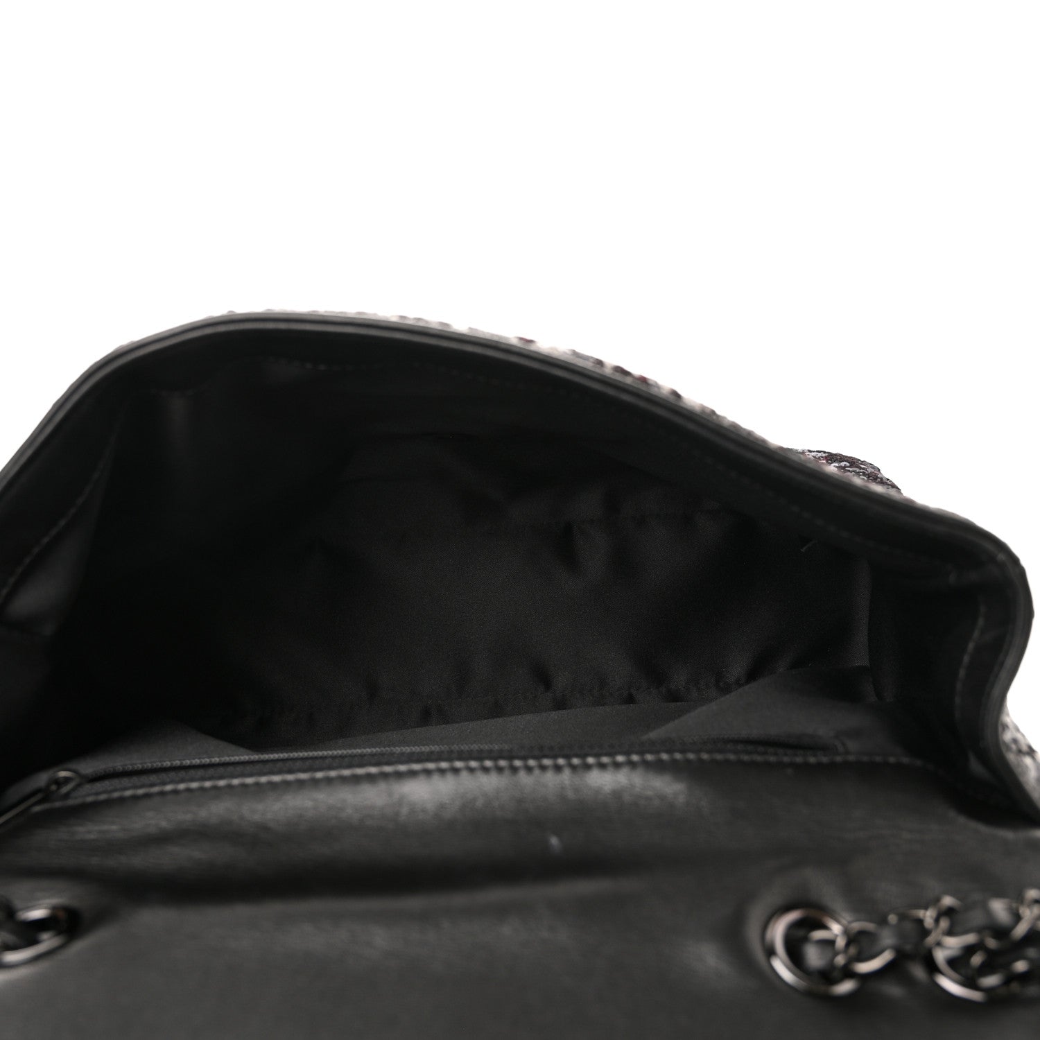 Chanel Sequin Lambskin Medium Moonlight on Water Flap Black 5 of 10