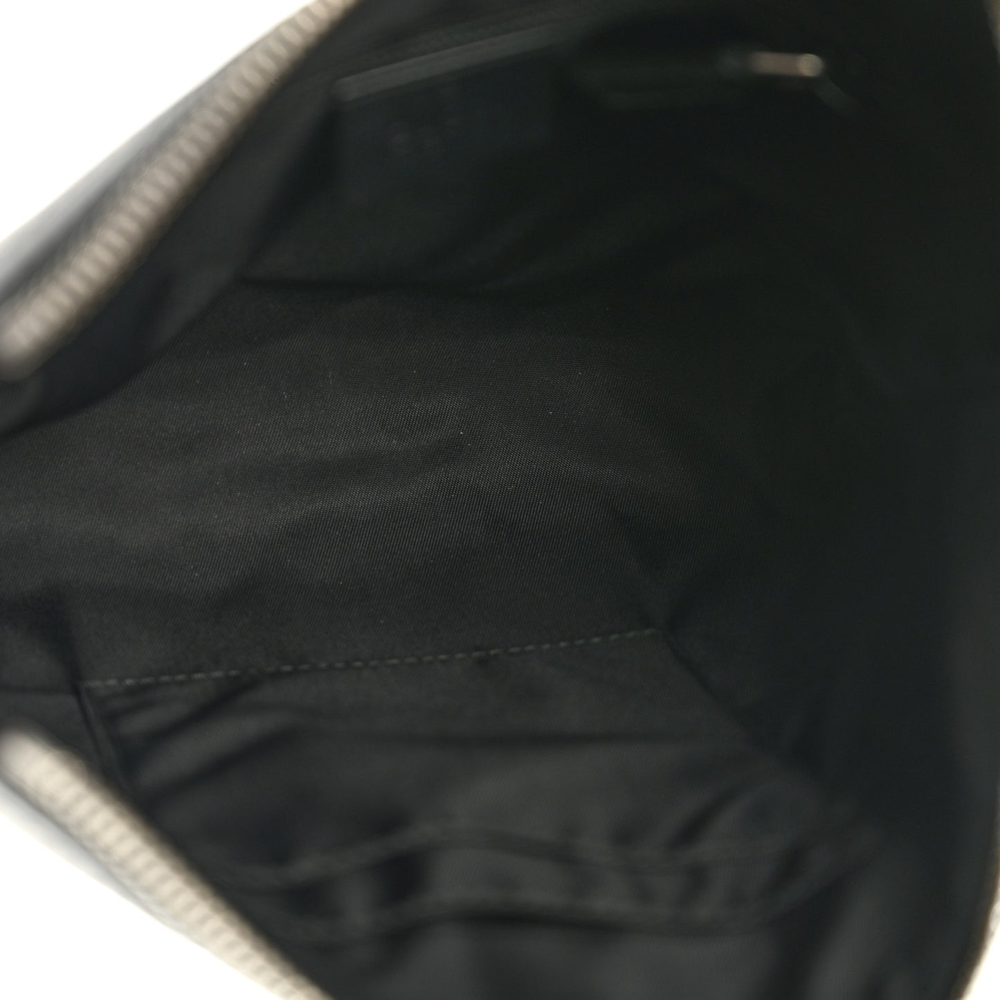 GG Supreme Monogram Web Messenger Bag Black