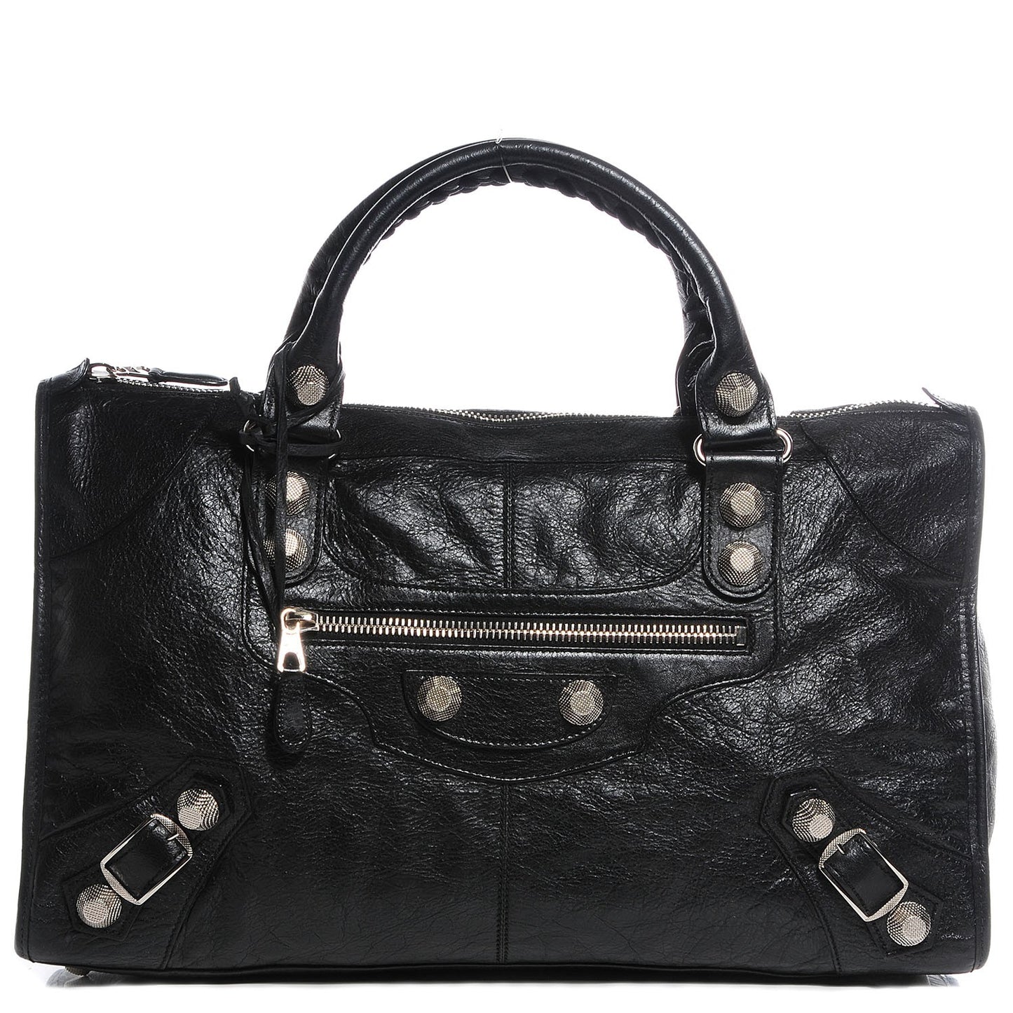 Agneau Giant 21 Silver Hardware Work Black