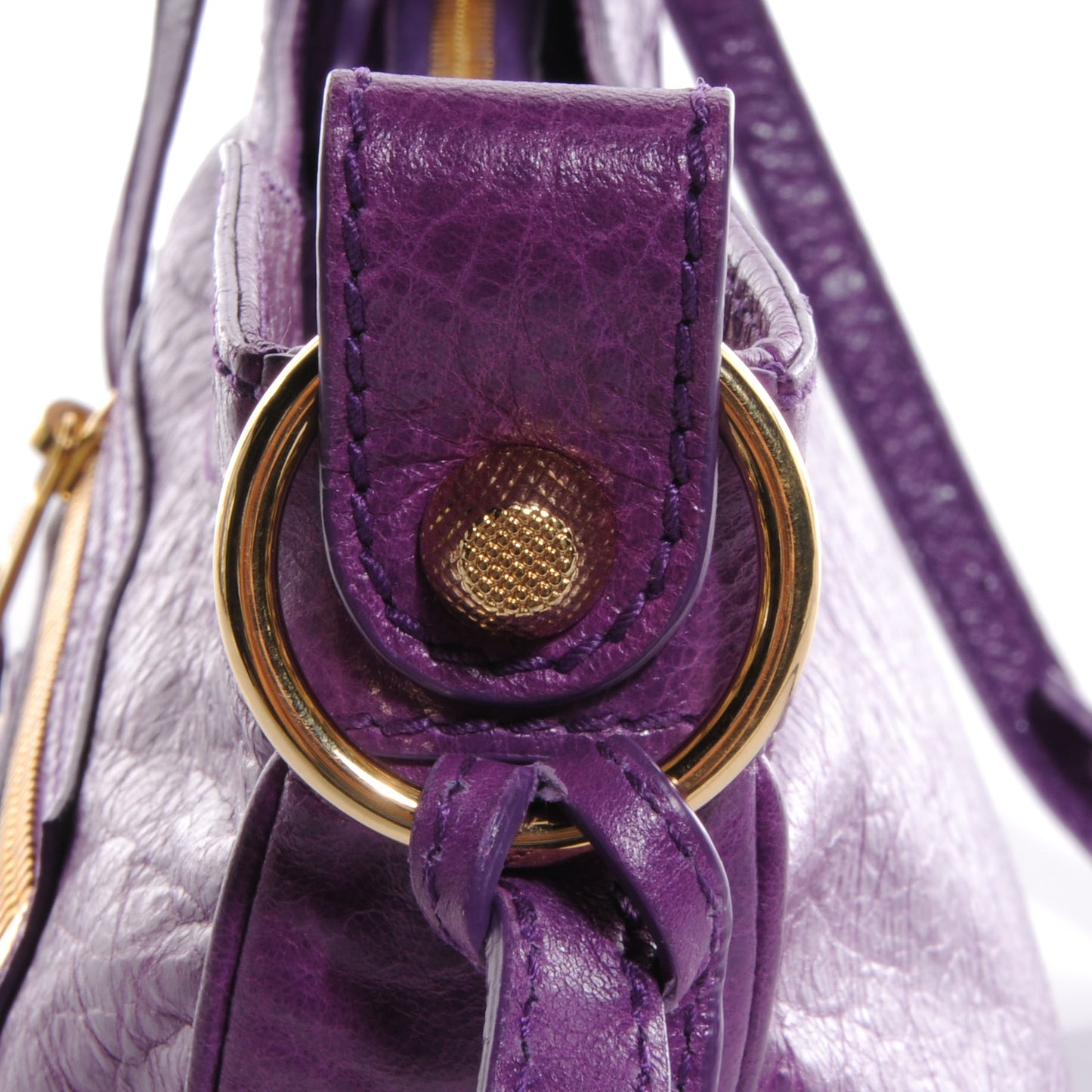 Agneau Giant 12 Gold Hardware Hip Ultraviolet