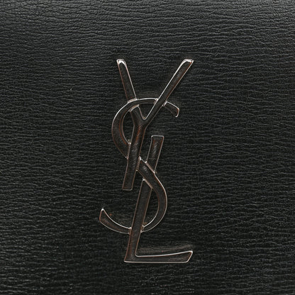 Saint Laurent Calfskin Monogram Bi Fold Zipped Wallet Black 12 of 13
