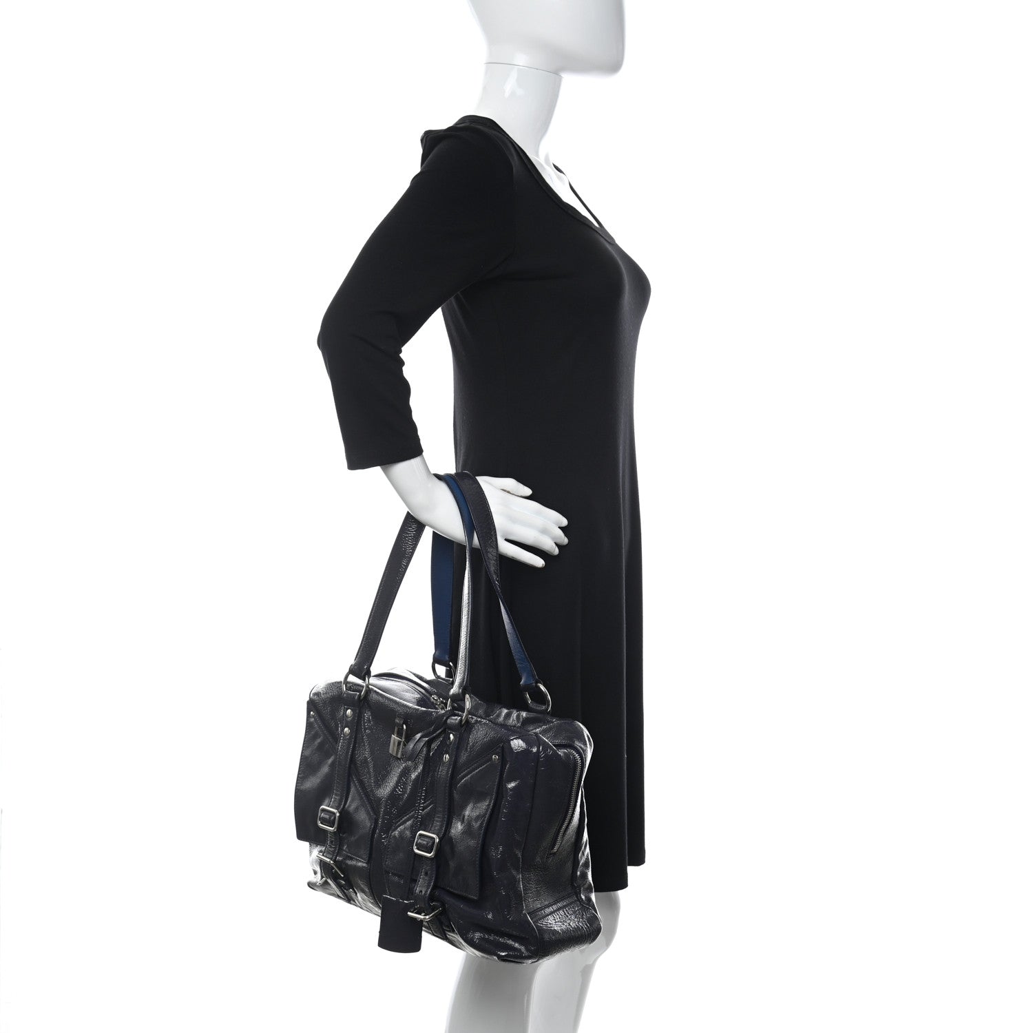 Saint Laurent Patent Lover Bag Black 2 of 11