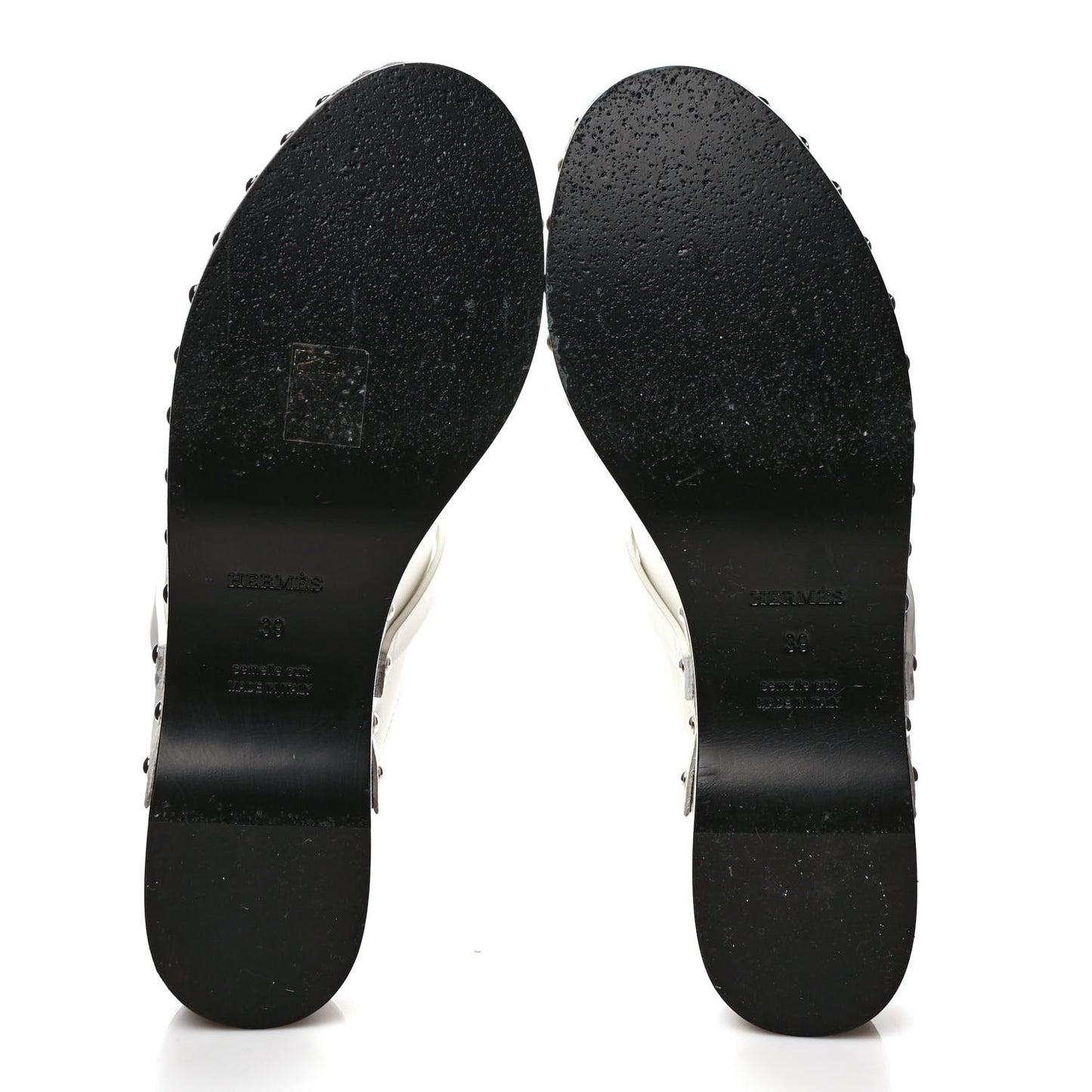 Calfskin Carlotta Mules 39 White