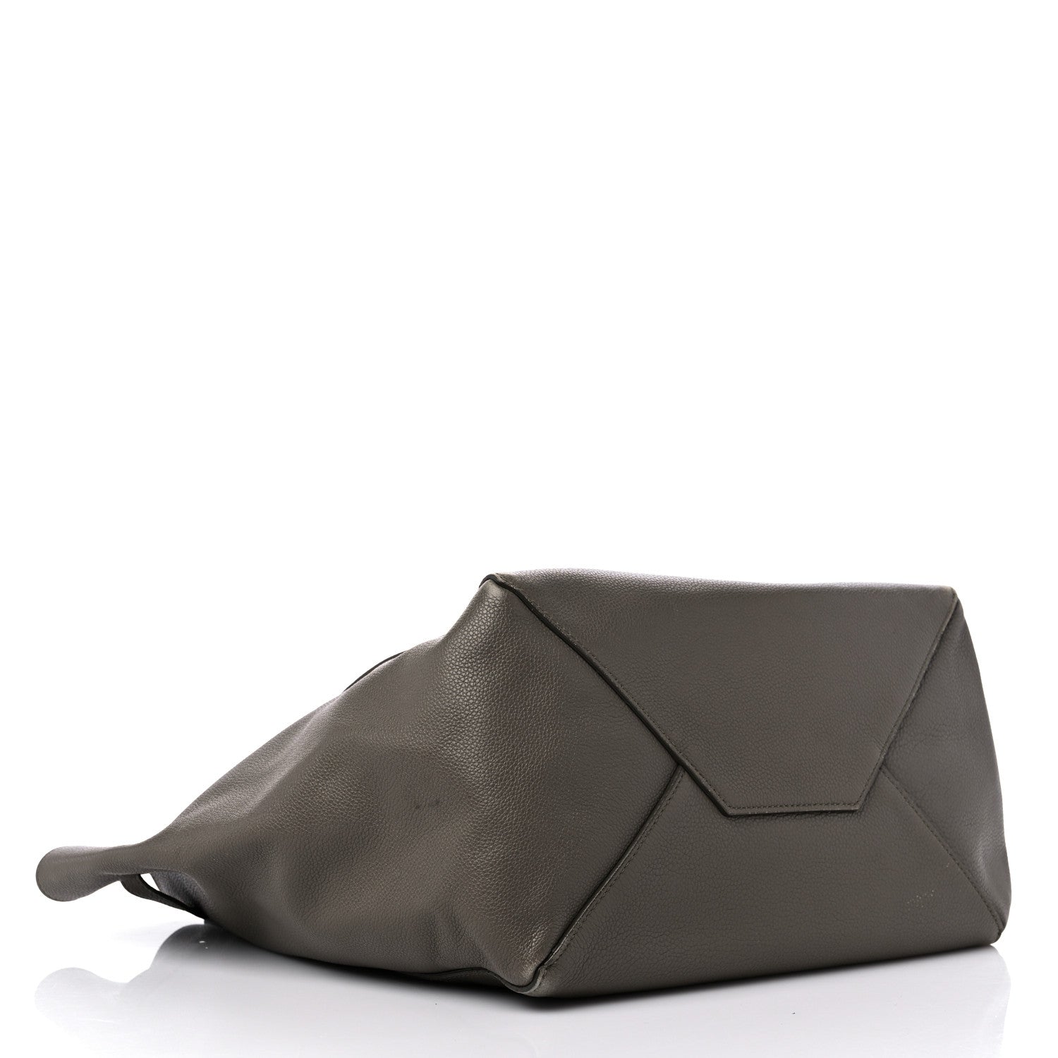 Celine Soft Grained Calfskin Small Belt Cabas Phantom Taupe 4 of 16