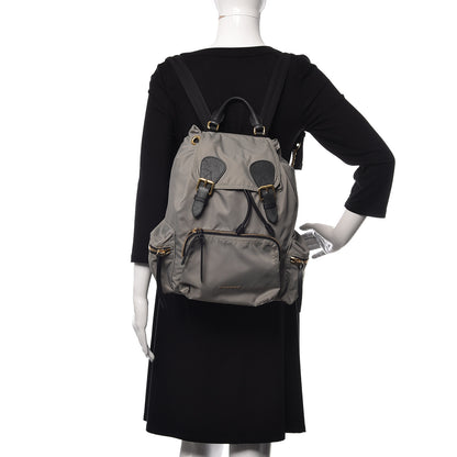 Burberry Nylon Medium Rucksack Backpack Thistle Grey 2 of 13