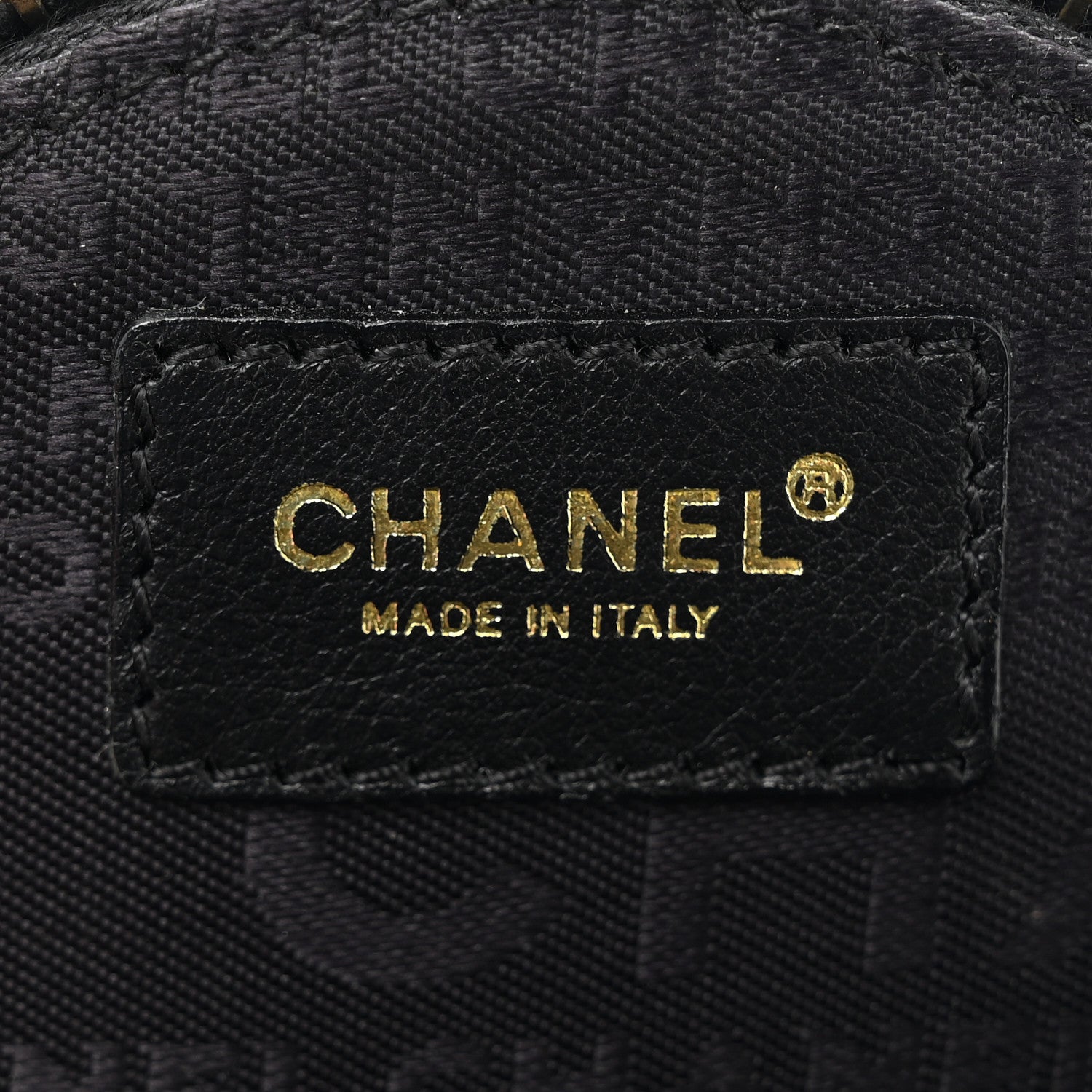 Chanel Lambskin Round Camellia CC Coin Purse Black 6 of 7