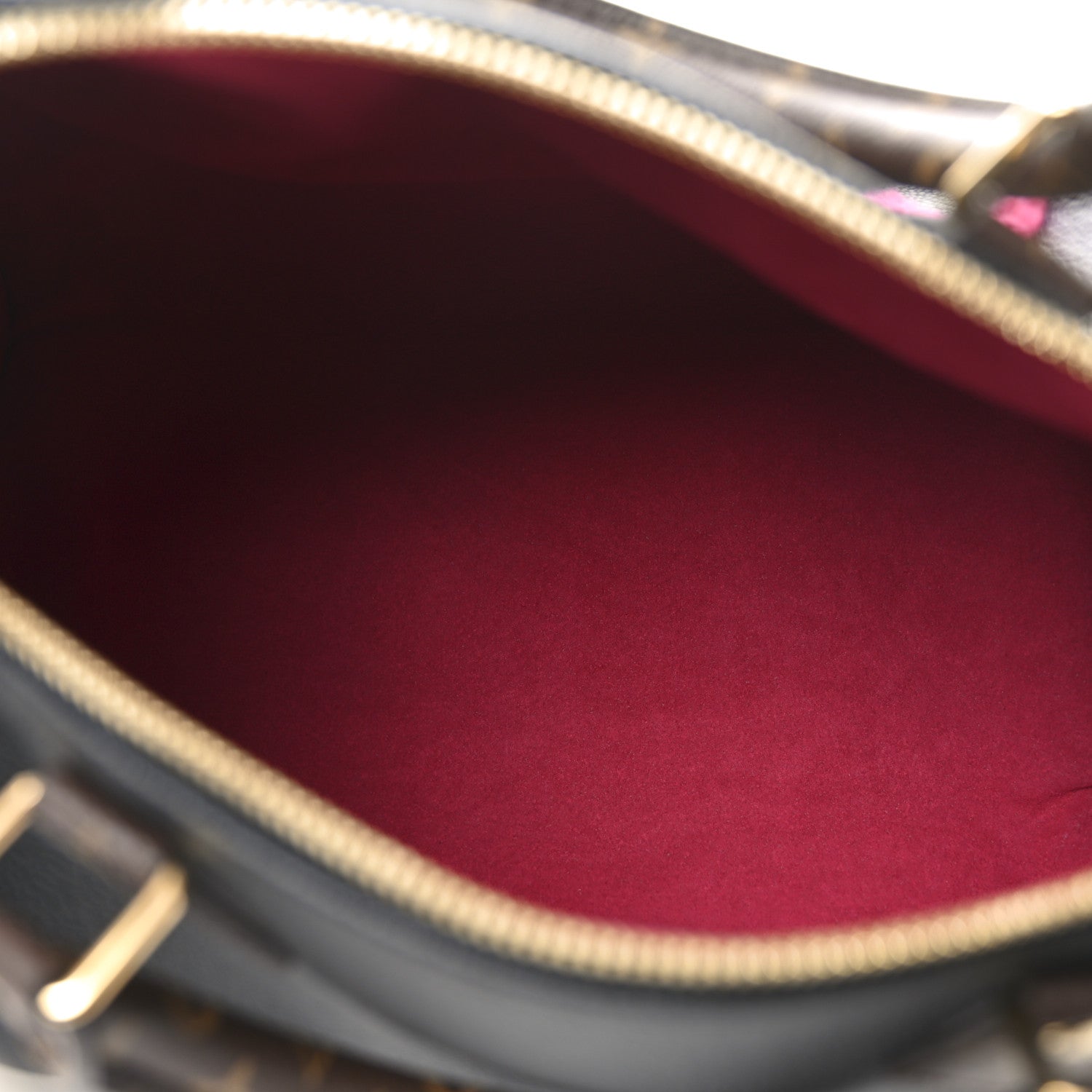 Louis Vuitton Calfskin Monogram Teddy Speedy Bandouliere 30 Black 5 of 9