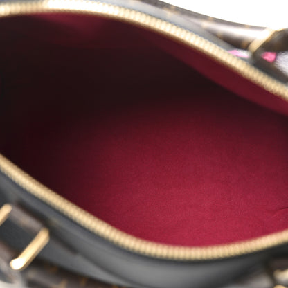 Louis Vuitton Calfskin Monogram Teddy Speedy Bandouliere 30 Black 5 of 9