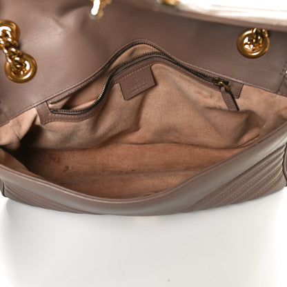 Gucci Calfskin Matelasse Medium GG Marmont Shoulder Bag Porcelain Rose 5 of 12