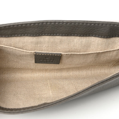 Gucci Calfskin Greenwich Chain Clutch Grey 5 of 8