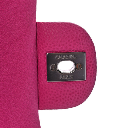 Chanel Iridescent Caviar Quilted Medium Double Flap Pink 8 of 11