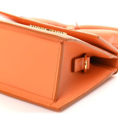 Jacquemus Smooth Calfskin Le Chiquito Noeud Orange 9 of 9