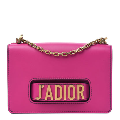 Christian Dior Calfskin J'Adior Chain Flap Bag Fuchsia 1 of 14