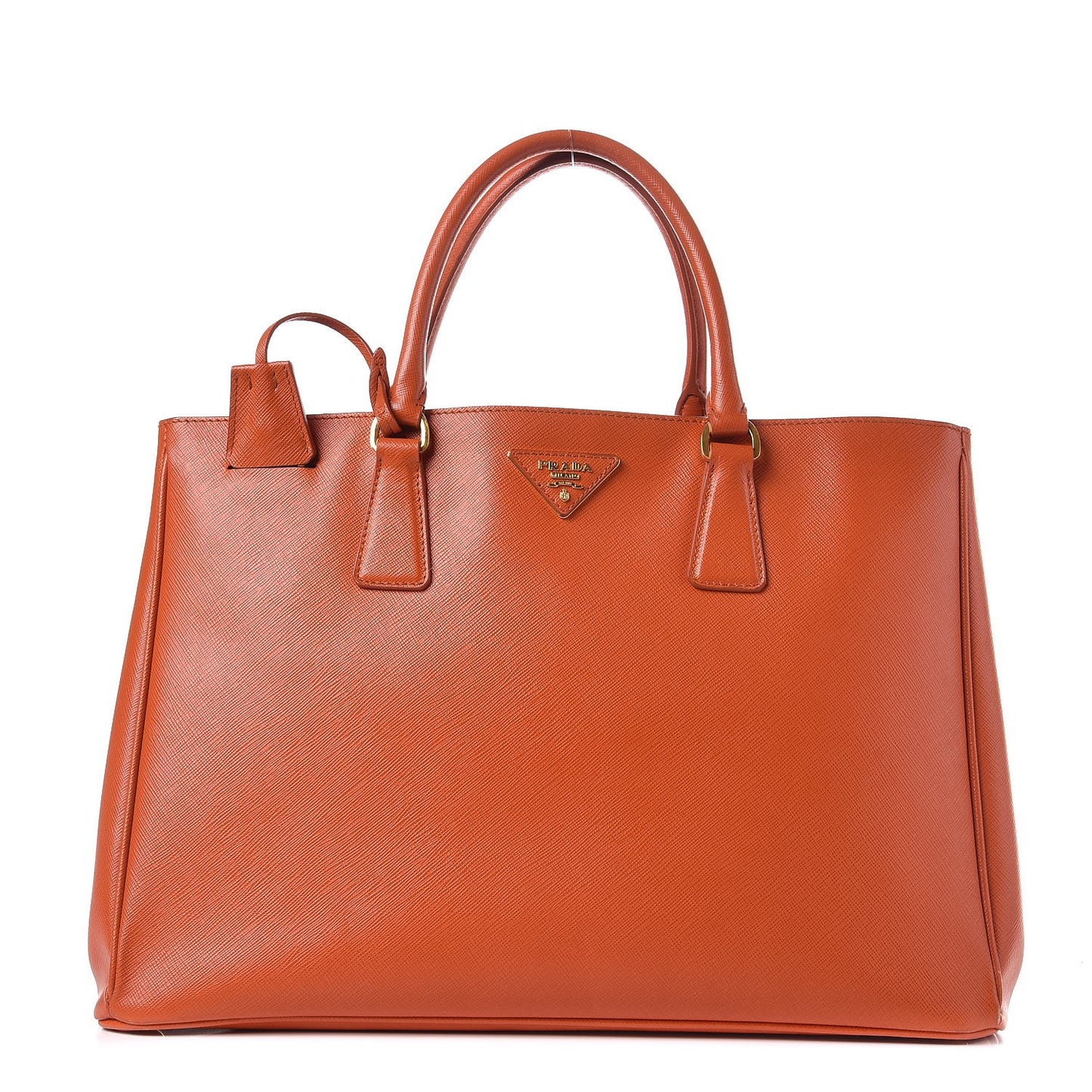Saffiano Lux Large Tote Papaya