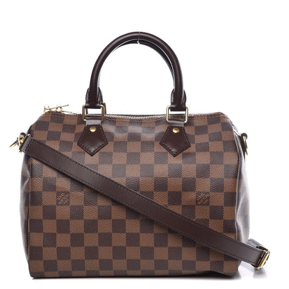 Louis Vuitton Damier Ebene Speedy Bandouliere 25 1 of 12