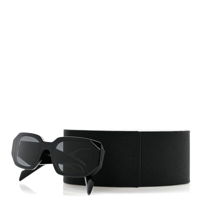 Prada Acetate Symbole Sunglasses SPR 17W Black 9 of 9