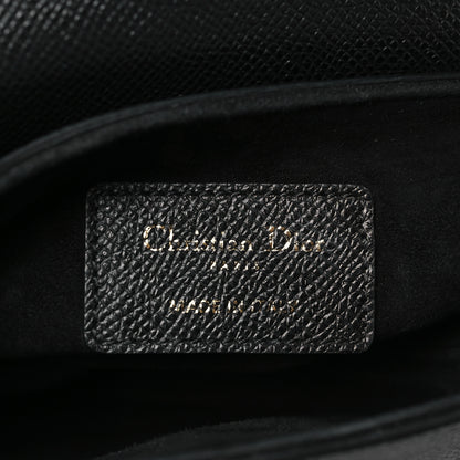 Christian Dior Grained Calfskin Mini Saddle Bag Black 6 of 9