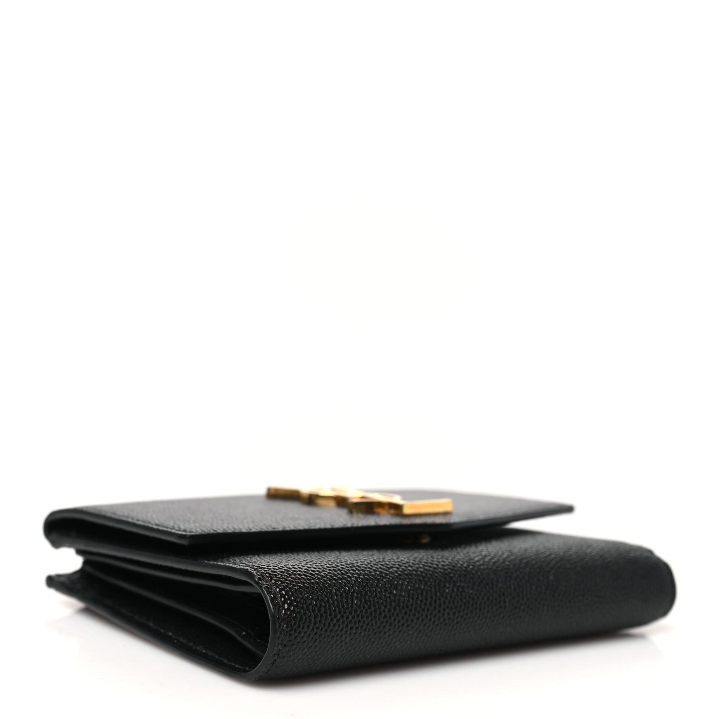 Grain De Poudre Monogram Bi-Fold Wallet Black
