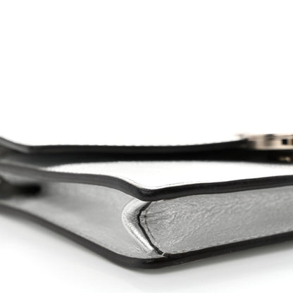 Fendi Vitello Catalan Mirror F is Fendi Medium Envelope Wallet on Chain Argento 9 of 13