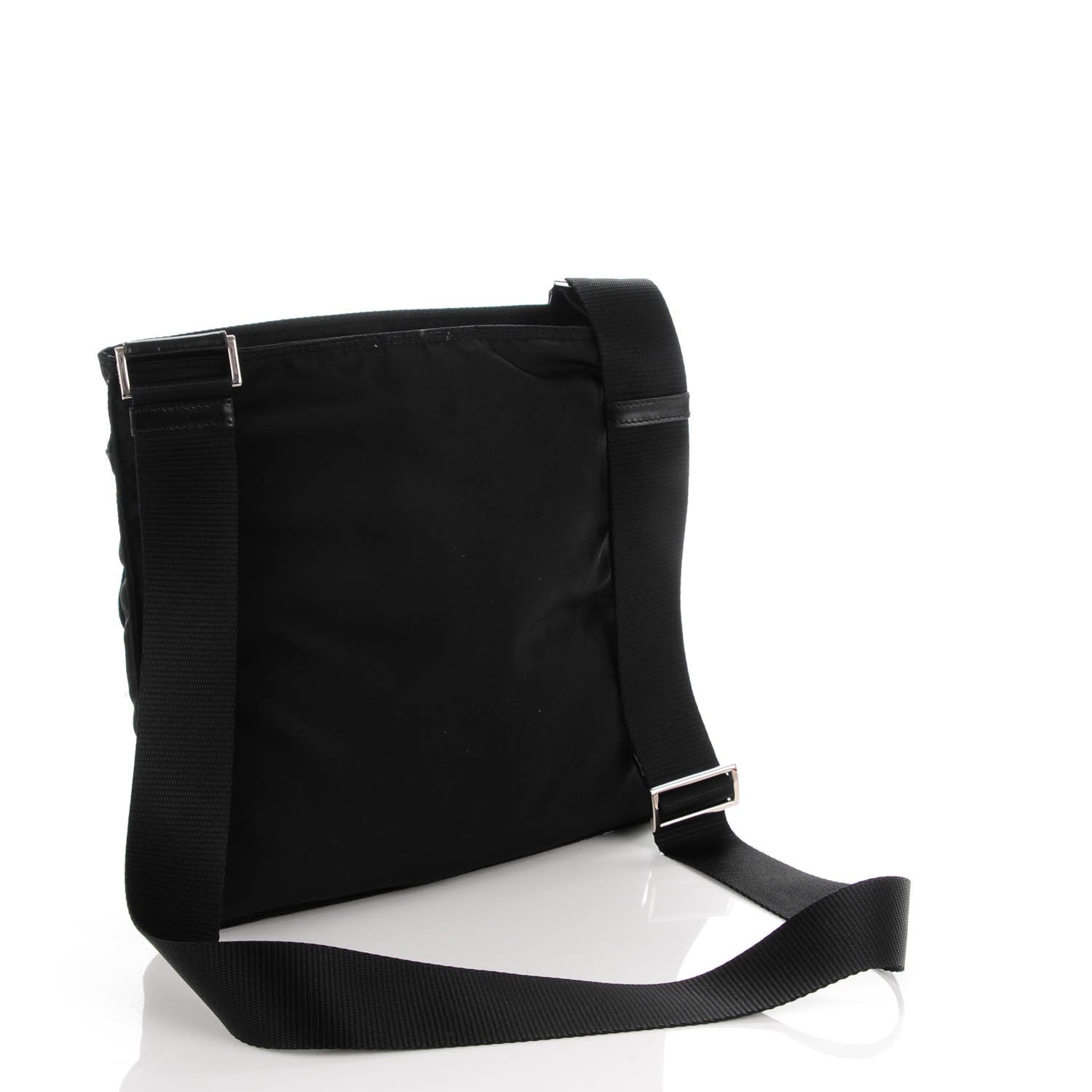 Prada Nylon Vela Messenger Black 3 of 6