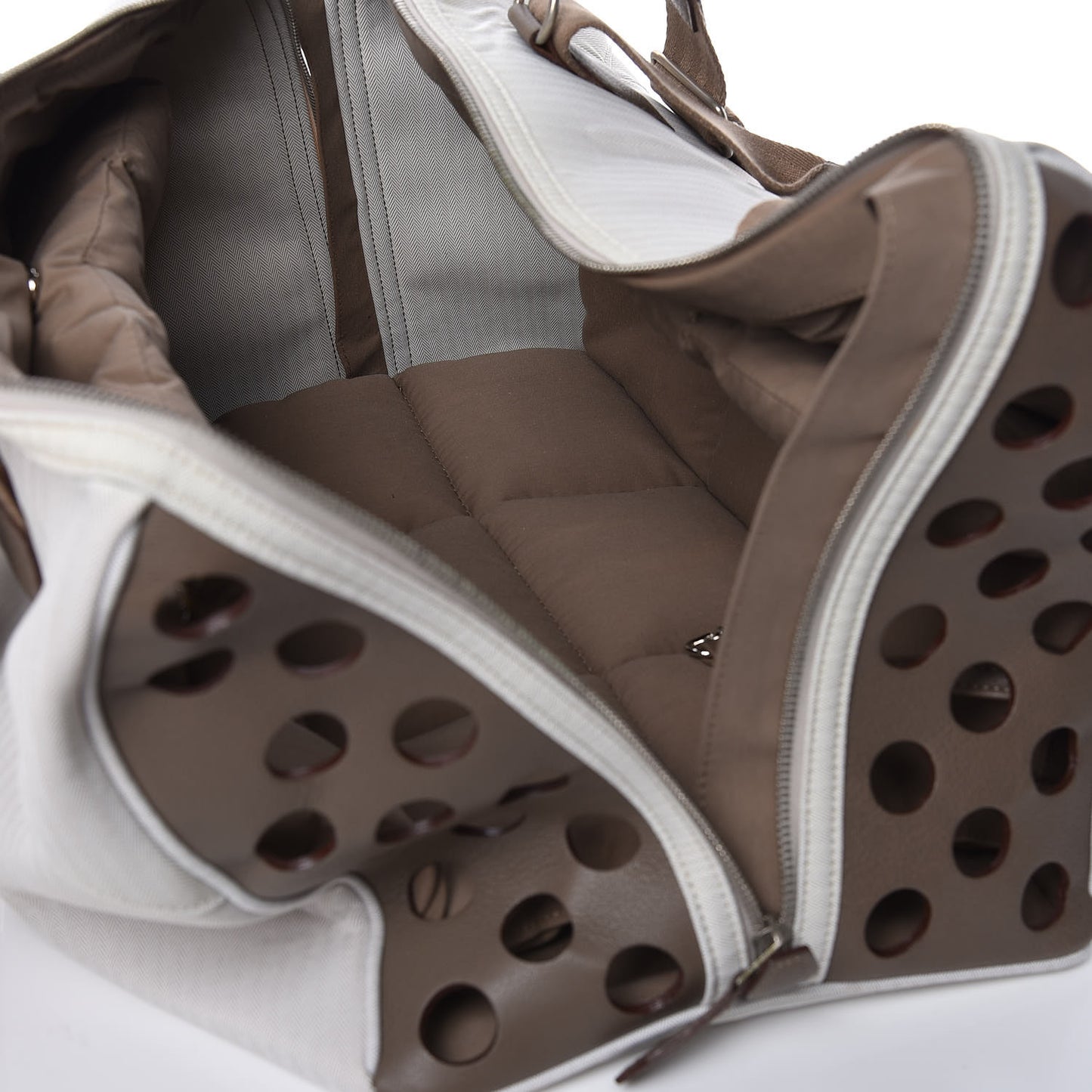 Toile Buffle Skipper TouTou Pet Carrier Etoupe