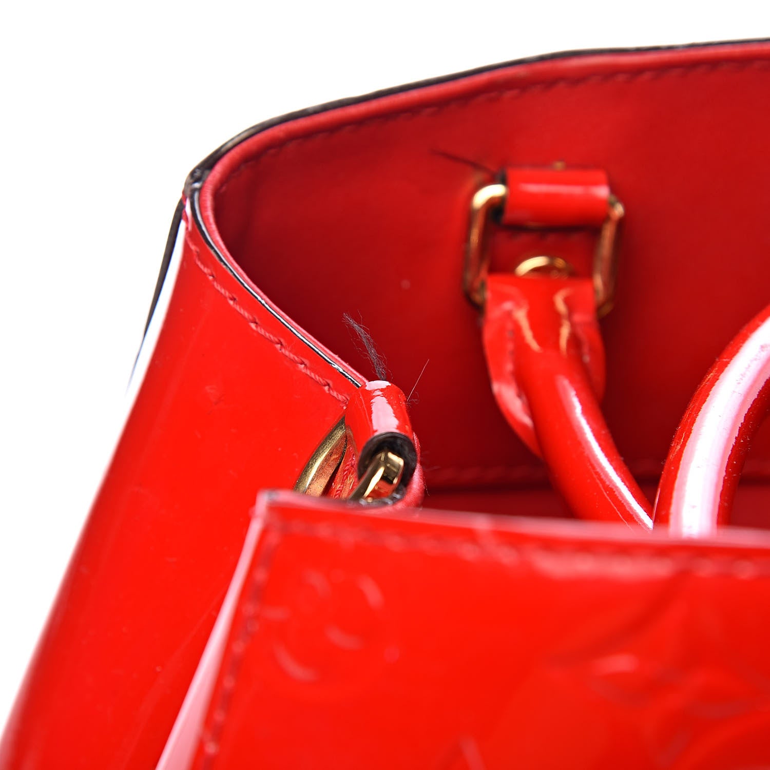 Louis Vuitton Vernis Montaigne MM Cherry 7 of 18