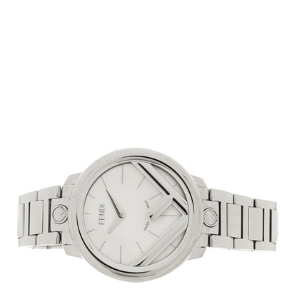 Fendi Stainless Steel 36mm Run Away Quartz Watch Silver 2 of 5