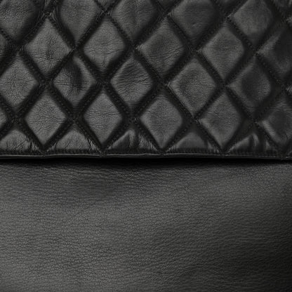 Chanel Lambskin Quilted Shopping Tote Black 16 of 18