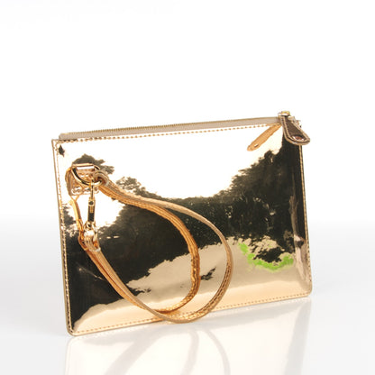 Louis Vuitton Monogram Miroir Inventeur Pochette Plat Dore Gold 3 of 7