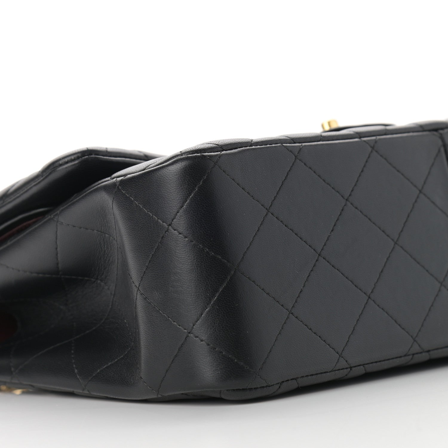 Chanel Lambskin Quilted Jumbo Double Flap Black 8 of 14