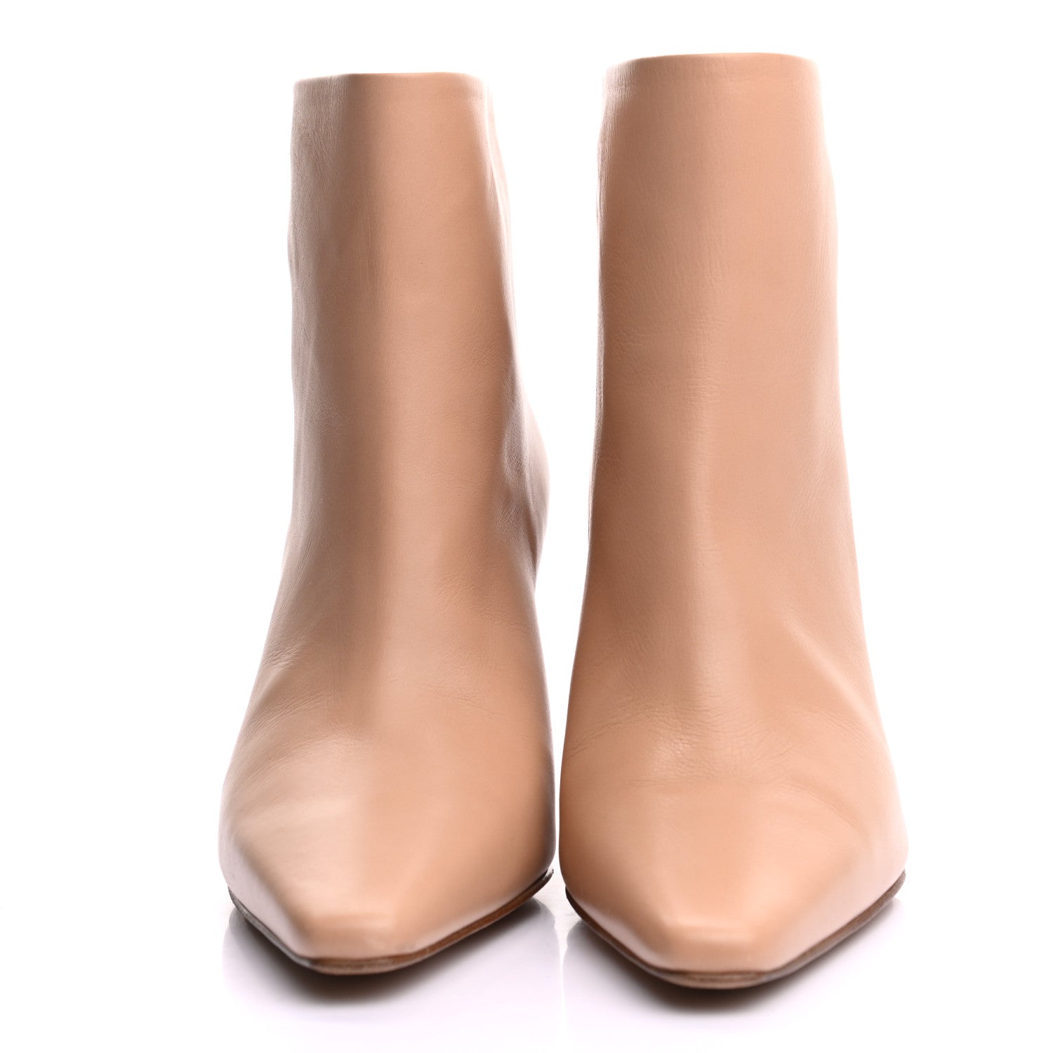 Bottega Veneta Calfskin Cloud Ankle Boots 38 Cipria 2 of 7