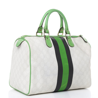 Gucci GG Plus Monogram Web Stripe Medium Joy Boston Green 3 of 18
