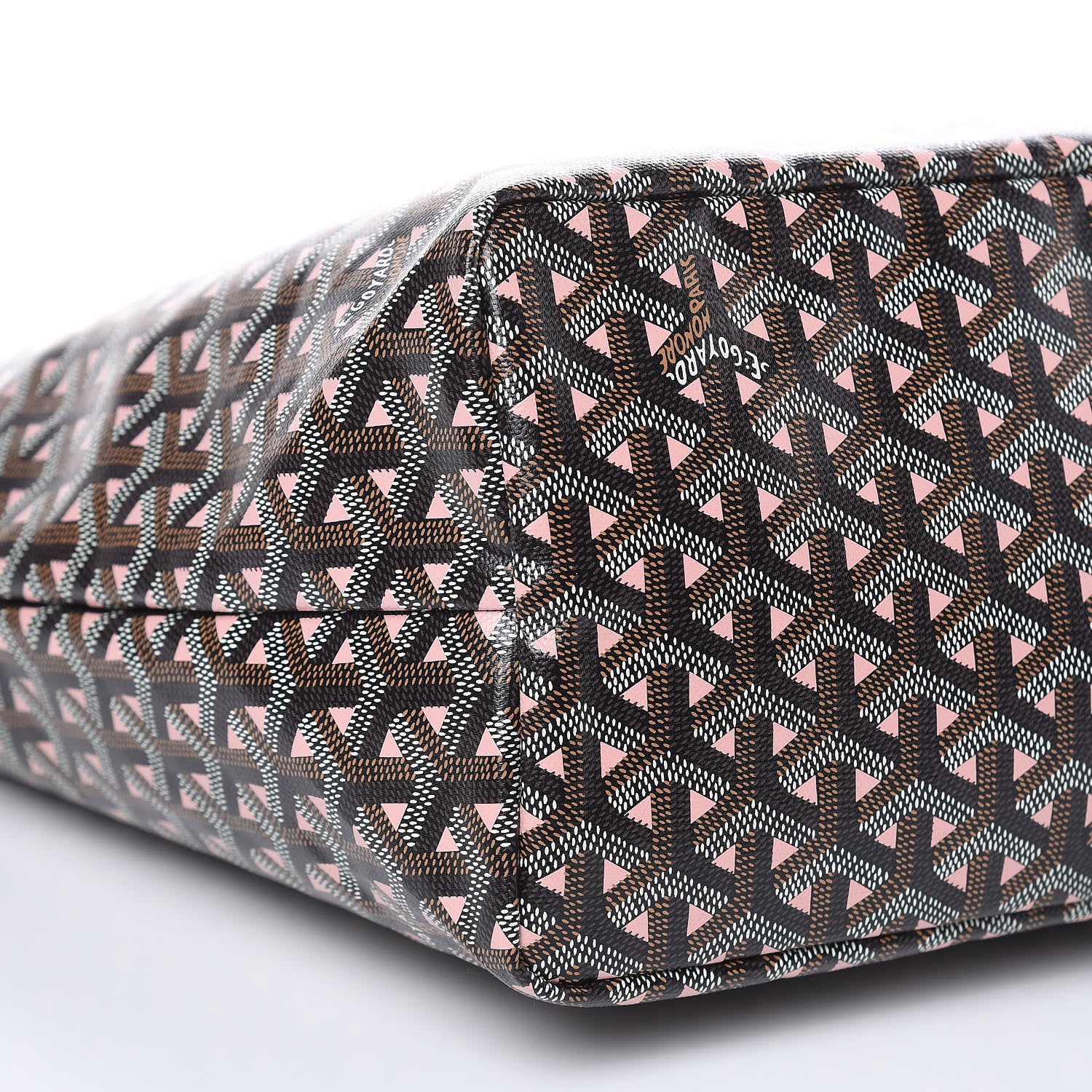 Goyard Goyardine Saint Louis Claire Voie PM Black Rose Pink 8 of 9